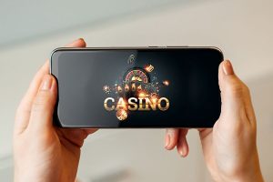 Online casino gaming through an app2